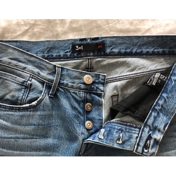 3x1 Fringe Jeans, Size 27, color ‘Stella’ - Picture 3 of 5